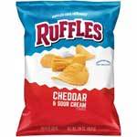 RUFFLES OVEN BAKED CHEDDAR & SOUR CREAM
