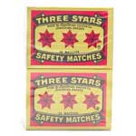 THREE STARS SAFETY MATCHES