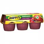 MOTTS MIXED BERRY APPLESAUCE 6PK
