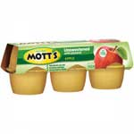 MOTTS NATURAL APPLESAUCE 6PK