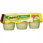 MOTTS PEAR APPLESAUCE 6PK