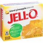 JELL-O ISLAND PINEAPPLE GELATIN