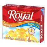 ROYAL SUGAR FREE GELATIN ORANGE