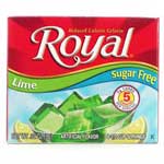 ROYAL SUGAR FREE LIME GELATIN
