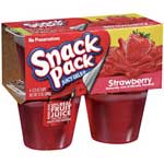 HUNTS SNACK PACK GELATIN STRAWBERRY
