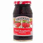 SMUCKERS RED RASPBERRY PRESERVES