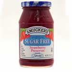 SMUCKERS STRAWBERRY SUGAR FREE PRESERVES