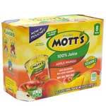 MOTTS APPLE MANGO POUCH 100 8PK