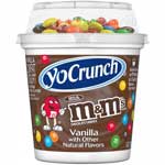 YOCRUNCH VANILLA WITH M&M'S YOGURT