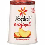 YOPLAIT ORIGINAL HARVEST PEACH