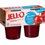 JELL-O CHERRY GELATIN SUGAR FREE