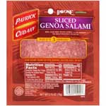 P CUD SALAMI GENOA SLICED