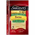 SARGENTO REDUCED FAT SWISS SLICED CHEESE
