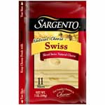 SARGENTO NATURAL SWISS DELI STYLE SLICED