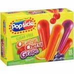 POPSICLE ORANGE CHERRY GRAPE SUGAR FREE