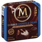 MAGNUM ICE CREAM DOUBLE COOKIES & CREAM