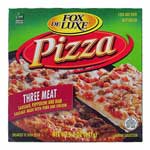 FOX DELUXE PIZZA THREE MEAT