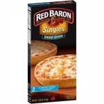 RED BARON DEEP DISH SINGLE 4 CHEESE PIZZ
