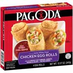 PAGODA EGG ROLLS WHITE MEAT CHICKEN 4CT