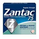 ZANTAC 75 TABLETS