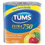 TUMS 3 ROLLS EX-ASSORTED