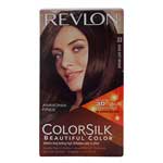 REVLON COLORSILK #33 DARK SOFT BROWN