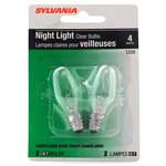SYLVANIA 4W CLEAR NIGHTLIGHT C7 2CD