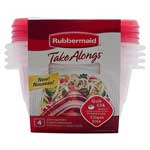 RUBB TAKE ALONGS SQUARE 4PC