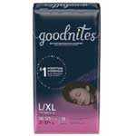 GOODNITES FOR GIRLS JUMBO LGE/EX-LGE