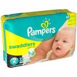 PAMPERS SWADDLERS SIZE 2