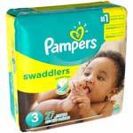 PAMPERS SWADDLERS SIZE 3