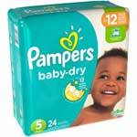 PAMPERS BABY DRY JUMBO SIZE 5