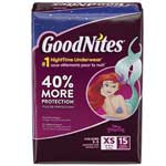 GOODNITES JUMBO GIRL XS