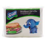 SCOTT PAPER DINNER NAPKINS WHITE