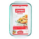 PYREX BASICS QUART OBLONG BAKING DISH